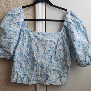 Primark- Floral Puff Sleeve Top